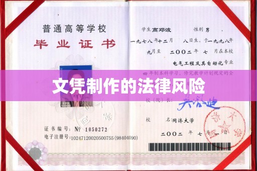 灵山文凭制作的法律风险