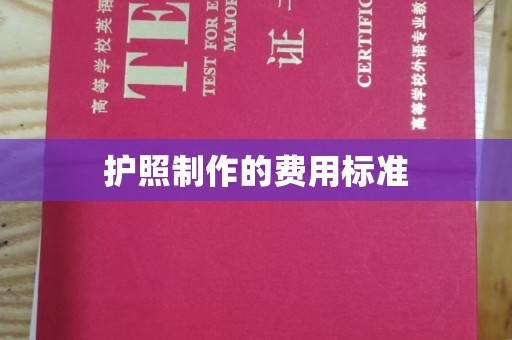 灵山护照制作的费用标准