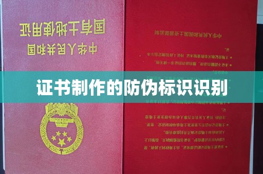 灵山证书制作的防伪标识识别