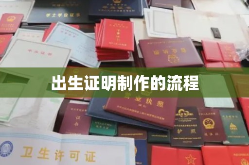 灵山出生证明制作的流程